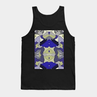 Origami Melted Retro Repeated Pattern Tank Top